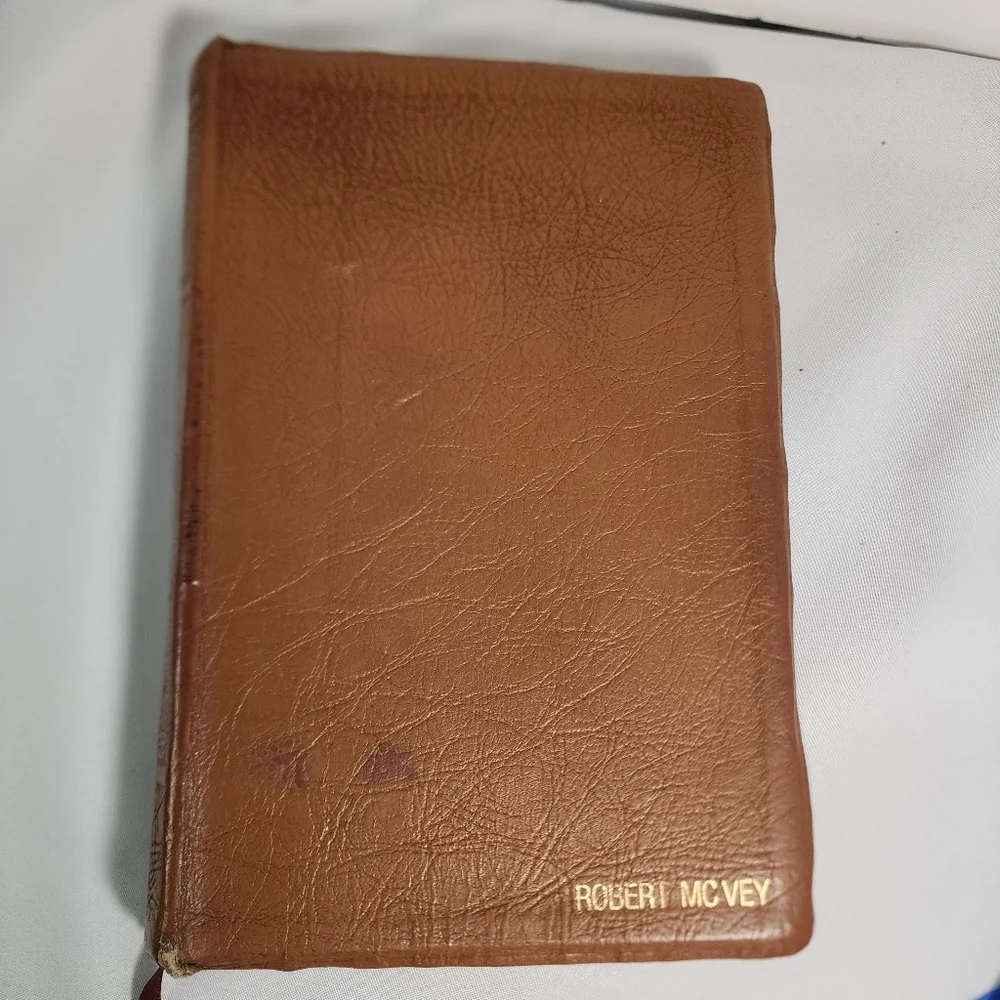 Vintage 1985 Holy Bible New King James Version The Open Bible Expanded Edition